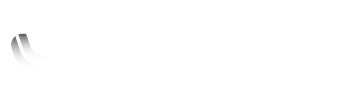 Infinity Coves whiteout logo